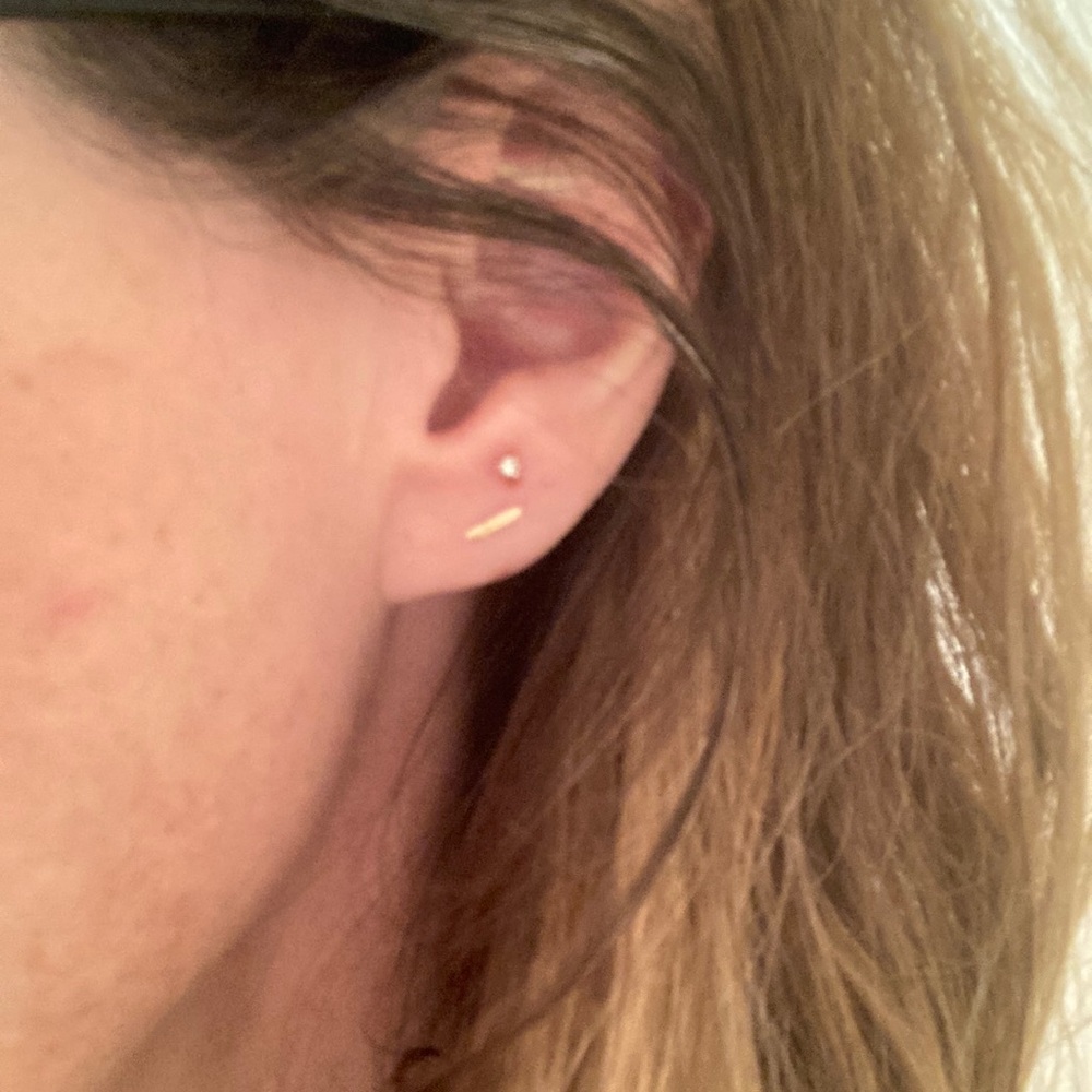 Catbird Petite Angel Hair Diamond Earrings